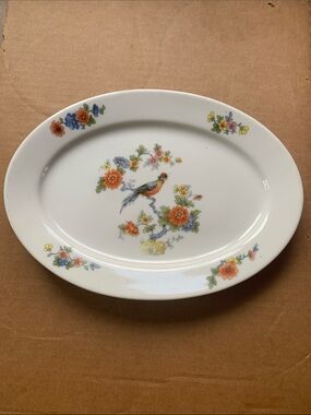 Vintage Czech Serving Platter 1920/MCM Era porcelain